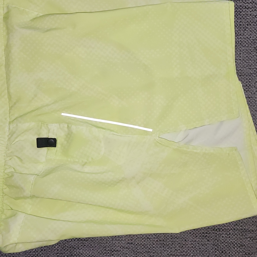 Adidas Green Athletic Shorts with Elastic Waistband - Picture 3 of 6